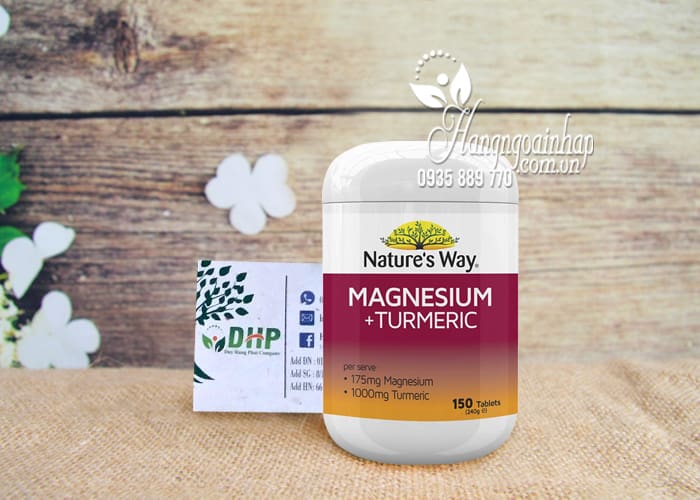 Viên uống Nature’s Way Magnesium + Turmeric 150 viên của Úc 2