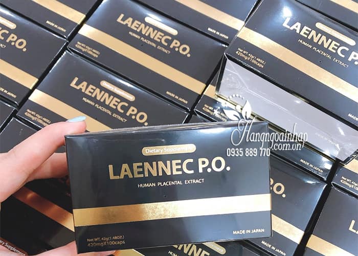 Viên uống nhau thai người Laennec P.O Human Placental 420mg 00