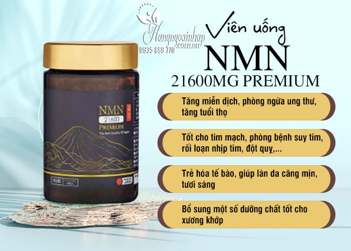 Viên uống NMN 21600mg Premium 60 viên của Nhật Bản 5