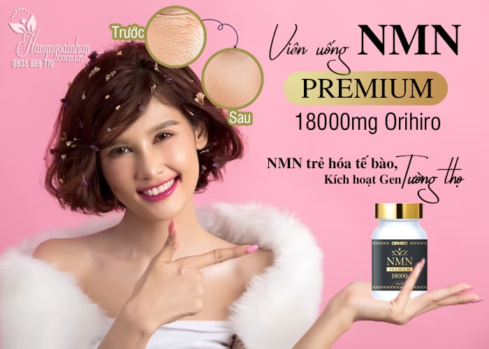 Viên uống NMN Premium 18000mg Orihiro 144 viên 6