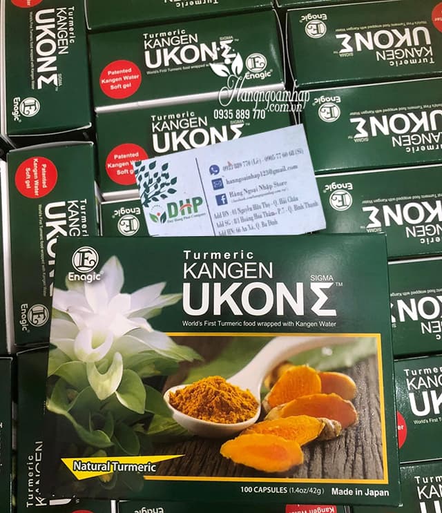 Viên uống tinh chất nghệ Kangen Ukon 100 viên Nhật Bản 00