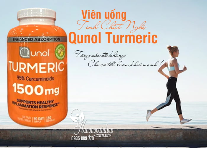 Viên uống tinh chất nghệ Qunol Turmeric 1500mg 180 viên Mỹ 33