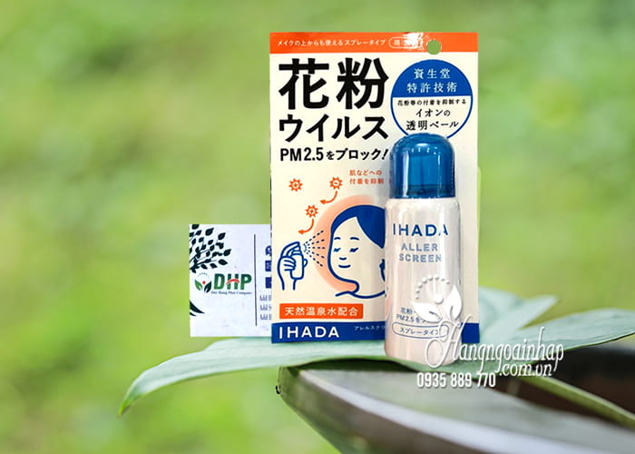 Xịt kháng khuẩn, bụi mịn Ihada Shiseido PM 2.5 Nhật Bản 5