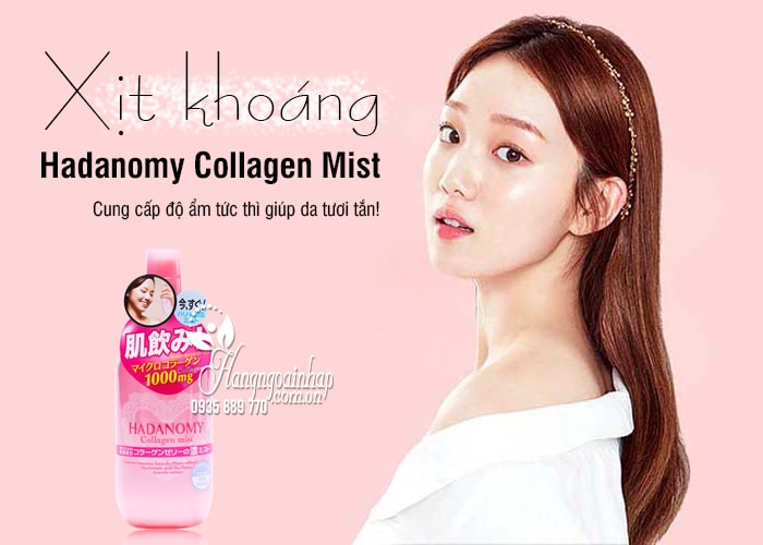 Xịt Khoáng Dưỡng Da Hadanomy Collagen Mist 1000mg Của Nhật 4