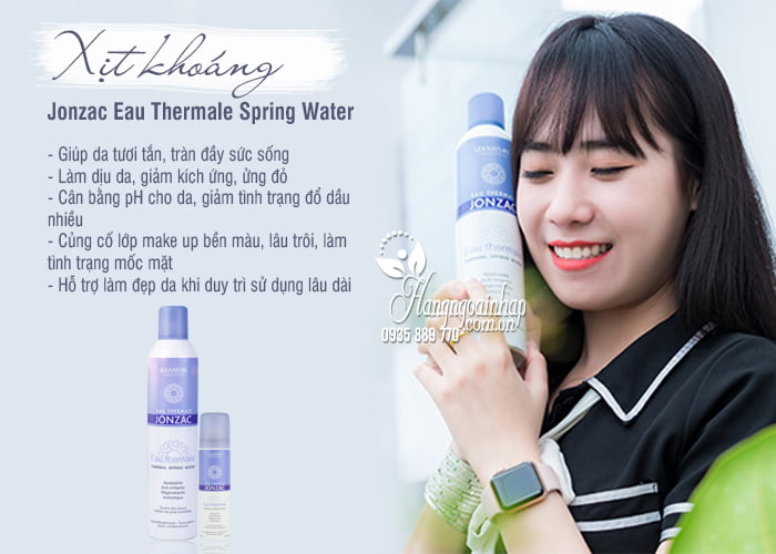 Xịt khoáng Jonzac Eau Thermale Spring Water 50ml/300ml Pháp 9