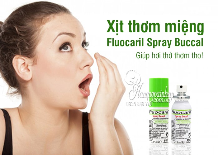 Xịt thơm miệng Fluocaril Spray Buccal 15ml chính hãng Pháp 1