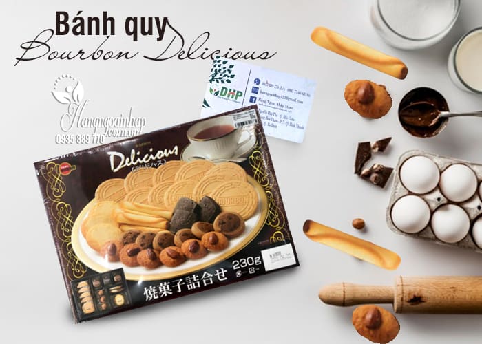 Bánh quy Bourbon Delicious 230g chính hãng của Nhật1