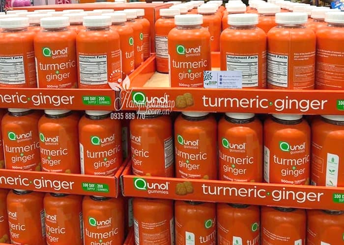 Kẹo dẻo tinh chất nghệ và gừng Qunol Turmeric Ginger của Mỹ 5