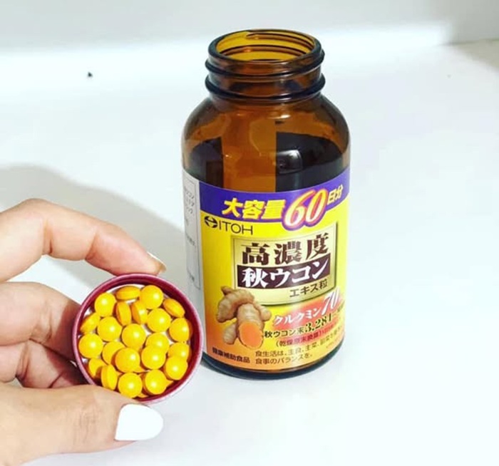 Viên uống tinh chất nghệ cô đặc Itoh 70mg Nhật Bản 300 viên 1