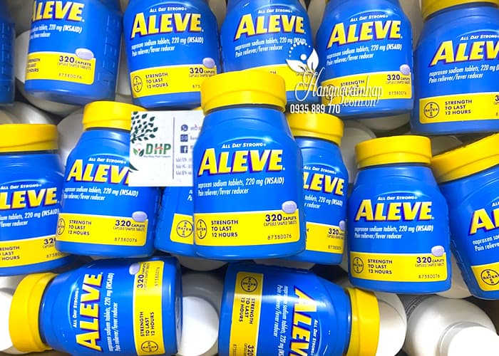 Thuốc giảm đau hạ sốt Aleve Naproxen Sodium 220mg Mỹ 89