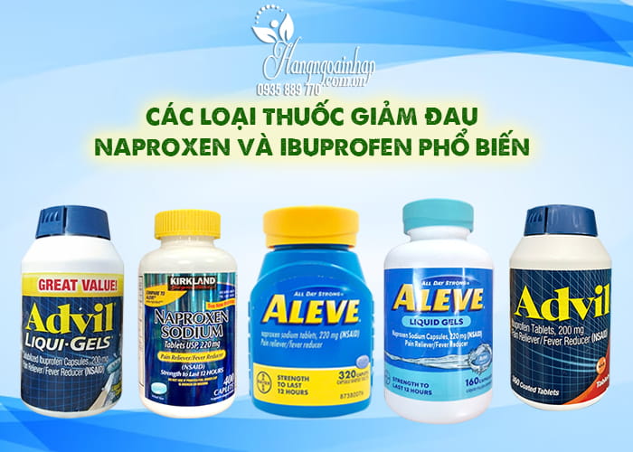 So sánh thuốc giảm đau Naproxen và Ibuprofen?  47