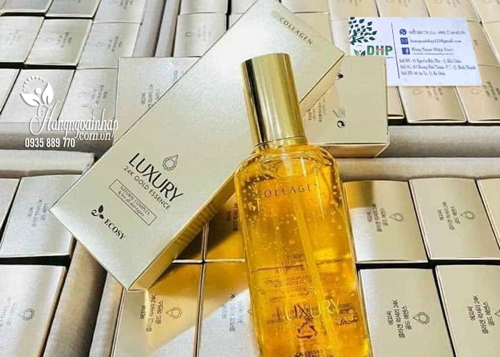 Tinh chất vàng Ecosy Collagen Luxury 24k Gold Essence 75