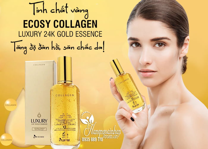 Tinh chất vàng Ecosy Collagen Luxury 24k Gold Essence 5