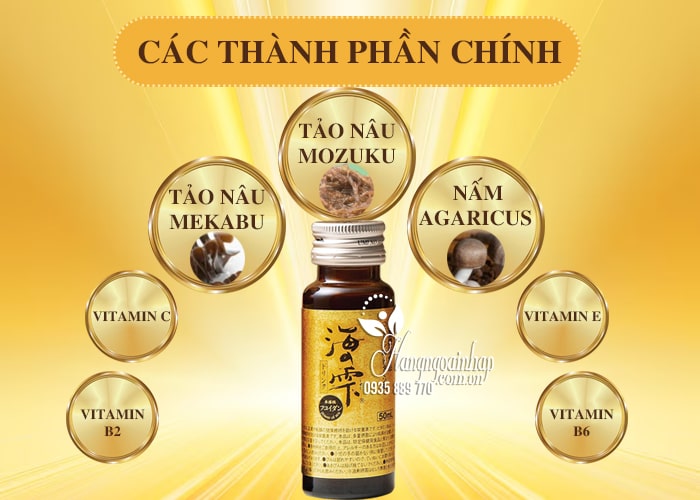 Fucoidan Liquid Umi No Shizuku dạng nước của Nhật Bản 3