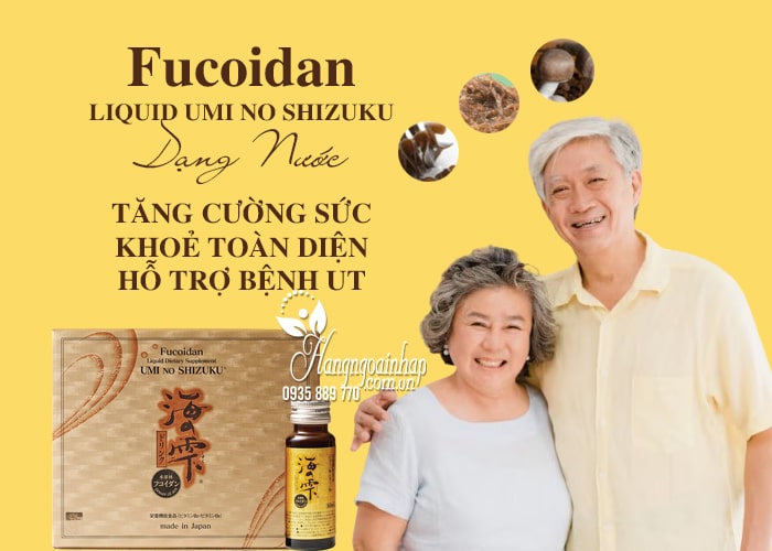 Fucoidan Liquid Umi No Shizuku dạng nước của Nhật Bản1