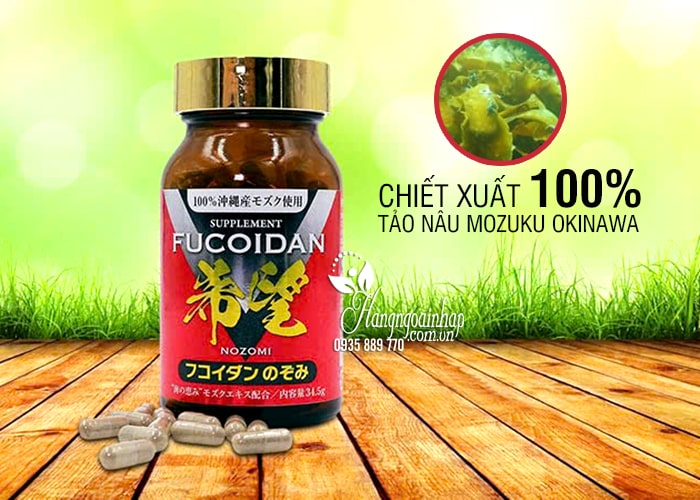 Viên uống Fucoidan Nozomi GNJ chính hãng của Nhật Bản 67