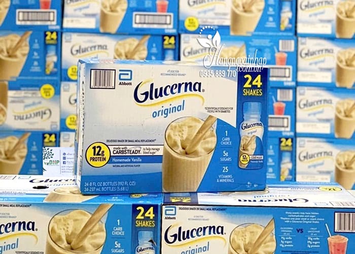 Sữa Glucerna Original dạng nước của Mỹ thùng 24 chai x 237ml 944