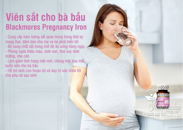 Viên sắt cho bà bầu Blackmores Pregnancy Iron 30 viên của Úc 1