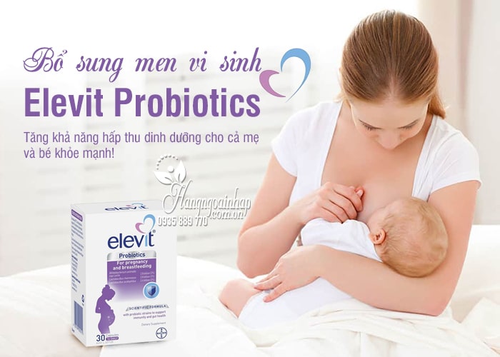 Elevit Probiotics 30 viên - Bổ sung men vi sinh cho bà bầu 1