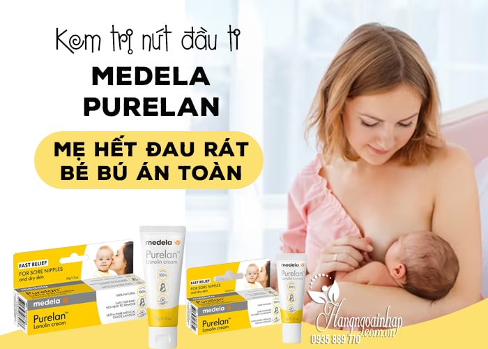 Kem trị nứt đầu ti Medela Purelan 100 của Thụy Sĩ 1