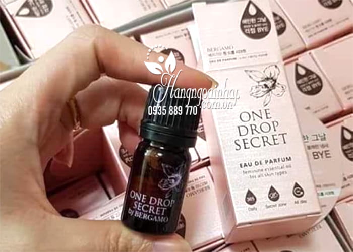 Nước hoa vùng kín Bergamo One Drop Secret EDP 5ml Hàn Quốc 1