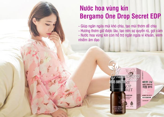 Nước hoa vùng kín Bergamo One Drop Secret EDP 5ml Hàn Quốc 34