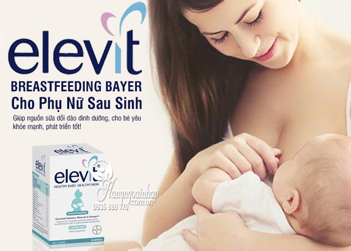 Thuốc Elevit Breastfeeding  bổ sung Vitamin cho phụ nữ sau khi sinh 3