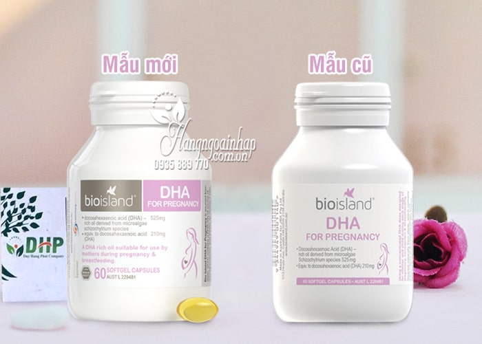 Viên uống bổ sung DHA cho bà bầu Bio Island For Prenancy 60 viên của Úc