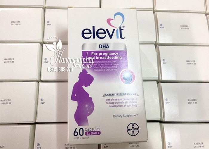 Viên uống Elevit DHA For Pregnancy & Breastfeeding 60 viên 8