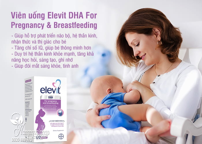 Viên uống Elevit DHA For Pregnancy & Breastfeeding 60 viên 6