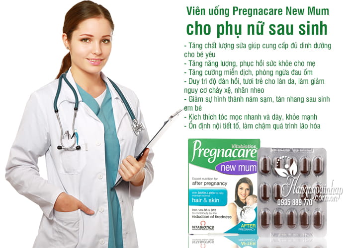 Viên uống Pregnacare New Mum cho phụ nữ sau sinh 56 viên 6