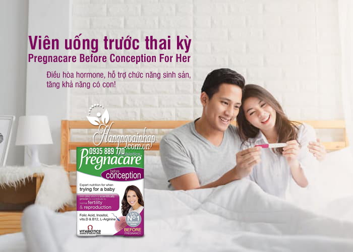 Viên uống trước thai kỳ Pregnacare Before Conception For Her 1