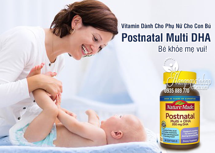 Vitamin Dành Cho Phụ Nữ Cho Con Bú Postnatal Multi DHA 0