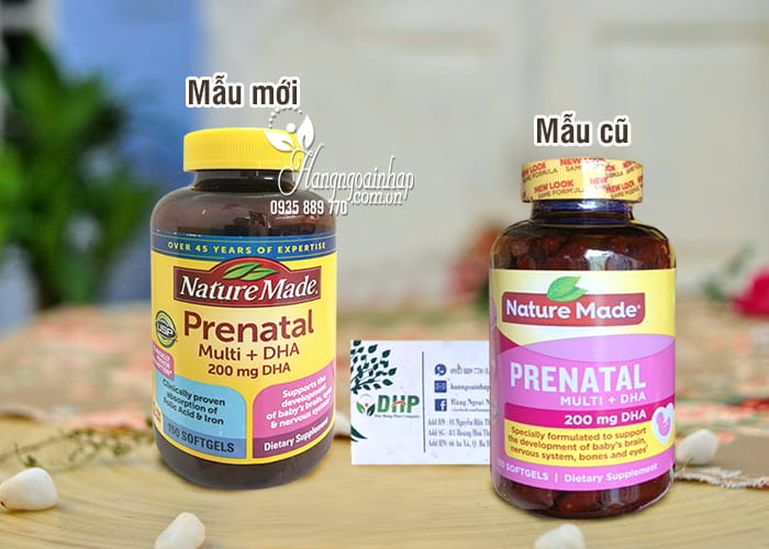 Vitamin DHA Nature Made Mỹ 150 Viên Bổ Sung DHA Cho Bà Bầu 1