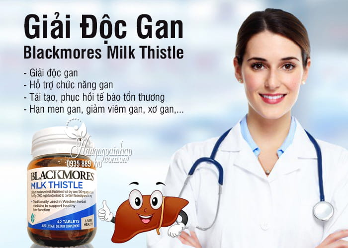 Giải Độc Gan Blackmores Milk Thistle 42 Viên Của Úc 2