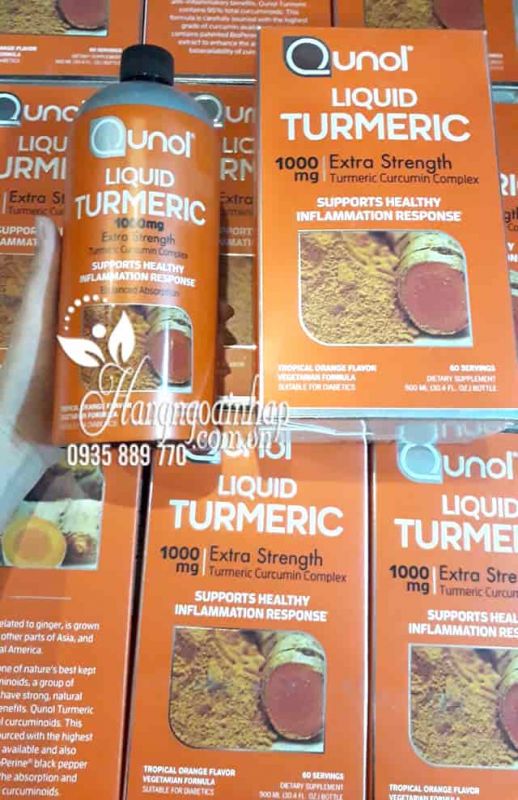 Nước uống tinh chất nghệ tươi Qunol Liquid Turmeric 1000mg 7