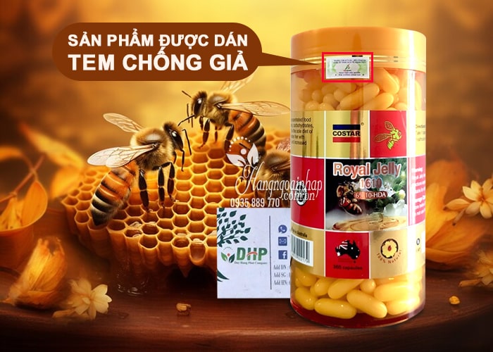 Sữa Ong Chúa Úc Costar Royal Jelly 1610mg 365 Viên - Chống lão hóa 9