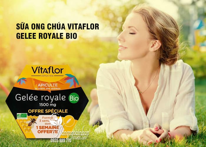 SỮA ONG CHÚA VITAFLOR - GELEE ROYALE BIO Của Pháp  2