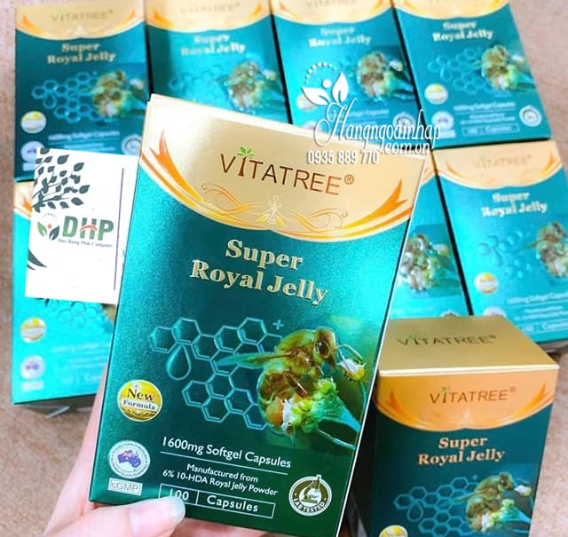 Sữa ong chúa Vitatree Super Royal Jelly 1600mg của Úc 2