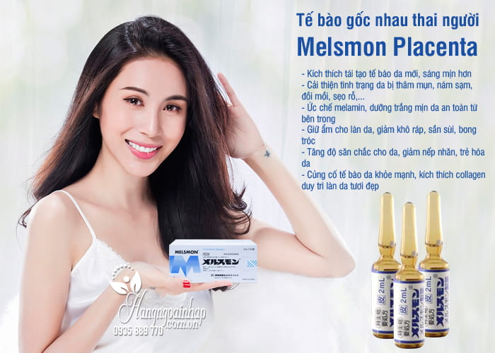 Tế bào gốc nhau thai người Melsmon Placenta Nhật 50 ống x 2ml 1