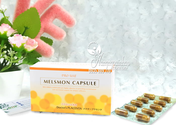 Viên uống nhau thai Melsmon Capsule Pro Use Doctor’s Placenta 1