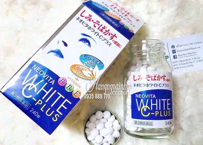 Vita White Plus C.E.B2 - Viên Uống Trắng Da, Trị Nám Tàn Nhang 8