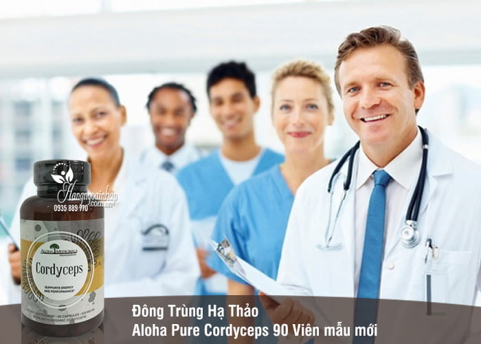 Đông Trùng Hạ Thảo Aloha Pure Cordyceps 90 Viên của Mỹ 45