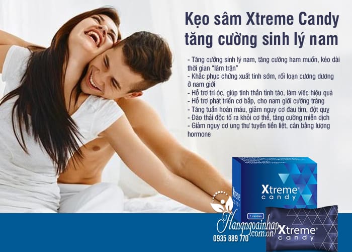 Kẹo sâm Xtreme Candy 30 viên, tăng cường sinh lý nam giới 3