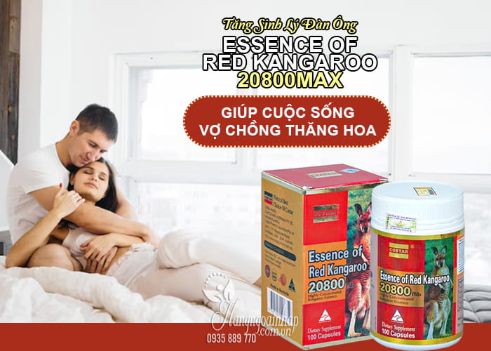 Viên uống hỗ trợ sinh lý nam  Essence Of Red Kangaroo 20800max 34