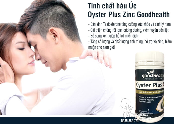 Tinh chất hàu Úc Oyster Plus Zinc Goodhealth 60 viên mới nhất 1