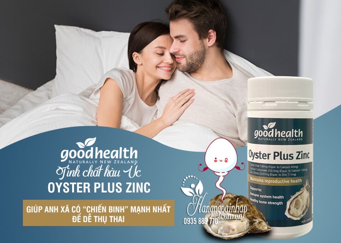 Tinh chất hàu Úc Oyster Plus Zinc Goodhealth 60 viên mới nhất 34