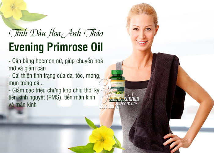 Tinh Dầu Hoa Anh Thảo Evening Primrose Oil 1000mg 120 Viên 7