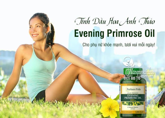 Tinh Dầu Hoa Anh Thảo Evening Primrose Oil 1000mg 120 Viên 1