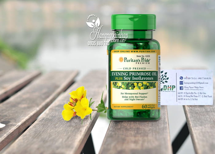 Tinh Dầu Hoa Anh Thảo Evening Primrose Oil 60 Viên Puritan`s Pride 6